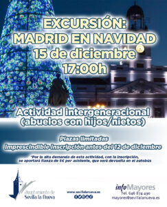 Visita iluminación navideña de Madrid @ Salida desde Gral. Asensio