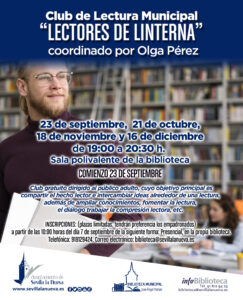 Club de lectura Municipal "Lectores de linterna" @ Biblioteca José Ángel Mañas
