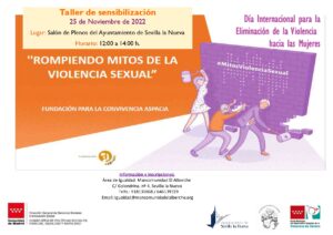 Taller de sensibilización Rompiendo mitos de la violencia sexual @ Salón de Plenos