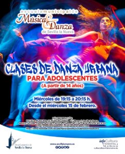 Clases de Danza Urbana para adolescentes @ Escuela Municipal de Música y Danza