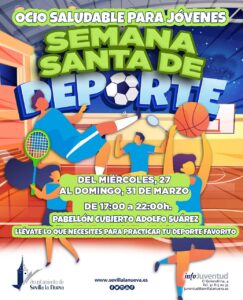 Semana Santa de Deporte (apertura libre del pabellón cubierto A.Suárez) @ Pabellón Cubierto Adolfo Suárez