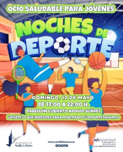 Noches de deporte: apertura del pabellón para uso libre @ Polideportivo Cubierto Adolfo Suárez